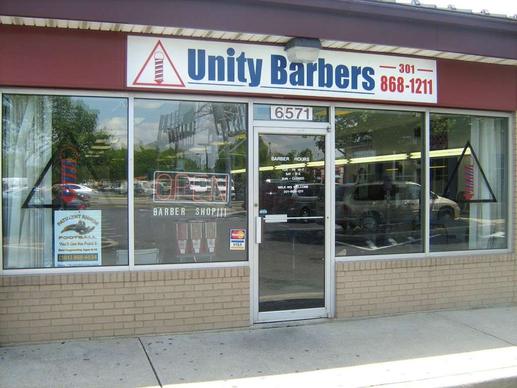 Unity Barber Shop | 6591 Coventry Way, Clinton, MD 20735, USA | Phone: (301) 868-1211