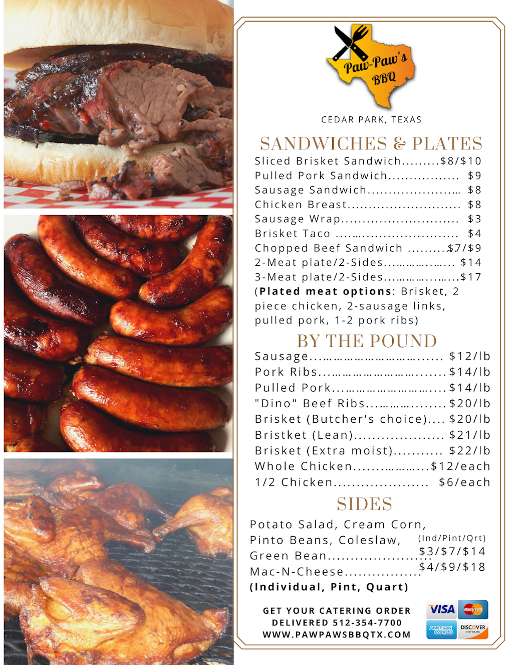 Paw Paws BBQ | 1906 N Bell Blvd, Cedar Park, TX 78613, USA | Phone: (512) 354-7700