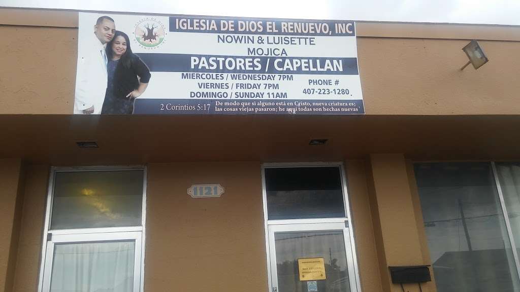 IGLESIA DE DIOS EL RENUEVO INC | 1117 Tucker Ave, Orlando, FL 32807, USA | Phone: (407) 223-1280