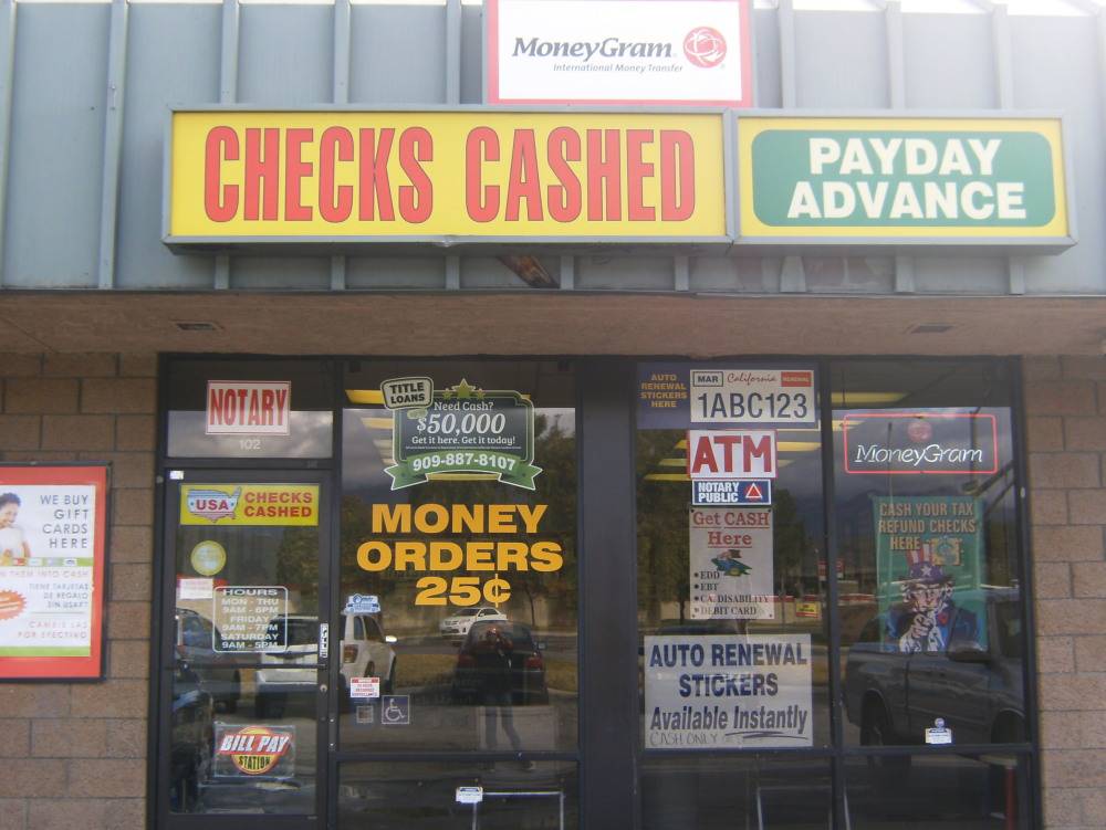 USA Checks Cashed & Payday Advance | 1455 W Highland Ave #102, San Bernardino, CA 92411, USA | Phone: (909) 887-8107