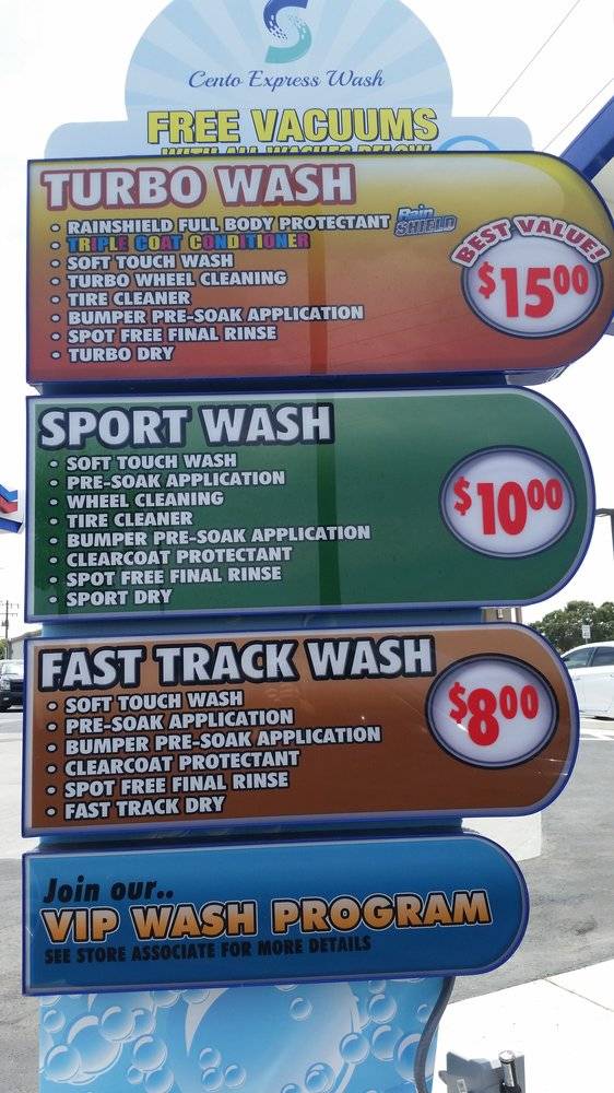 Cento Express Wash | 9484 West Ln, Stockton, CA 95210, USA | Phone: (209) 474-9825