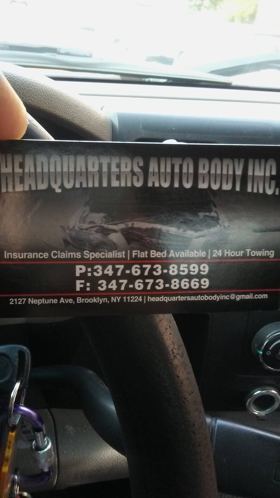 Headquarters Auto Body Inc, | 2127 Neptune Ave, Brooklyn, NY 11224, USA | Phone: (917) 517-9641