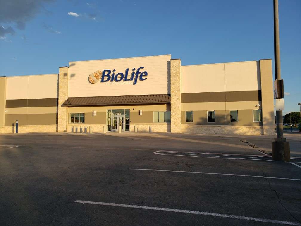 BioLife Plasma Services | 7555 Northwest Loop 410 Ste 103, San Antonio, TX 78245, USA | Phone: (210) 202-3413