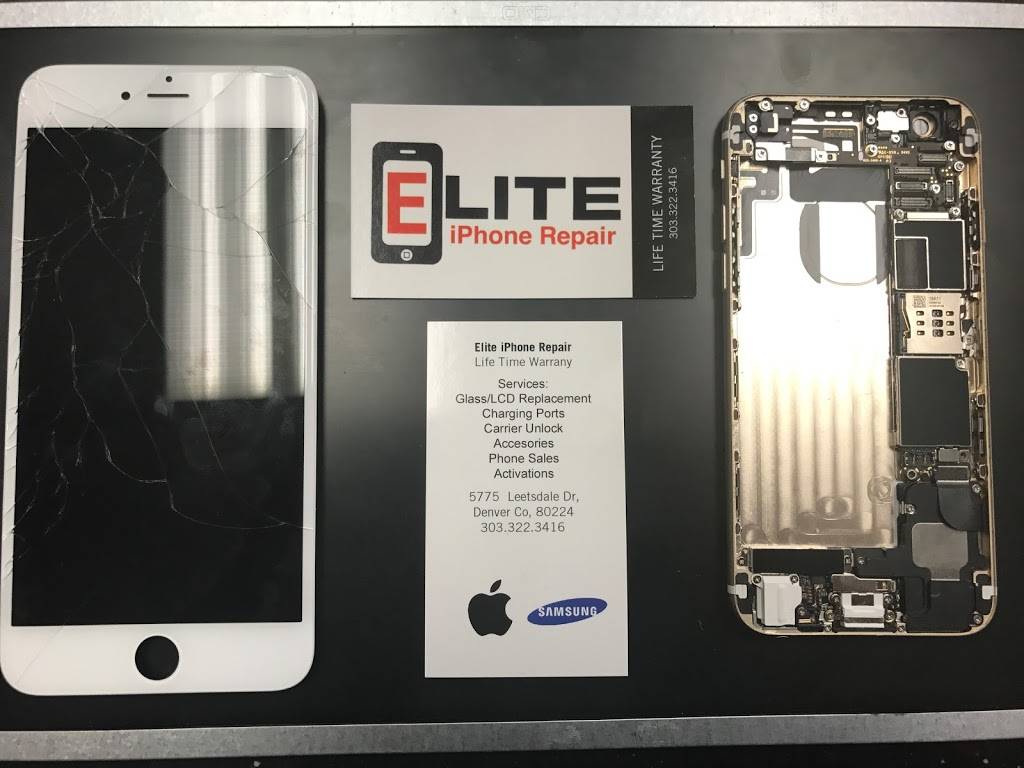 Elite iPhone Repair | 5775 Leetsdale Dr, Denver, CO 80224, USA | Phone: (303) 322-3416