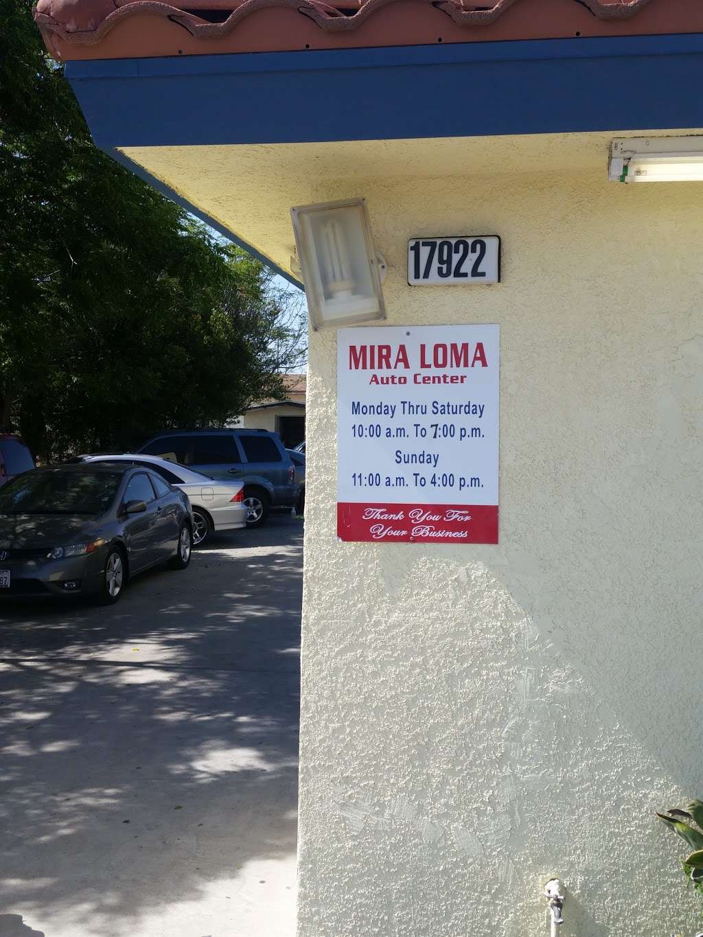 Mira Loma Auto Center | 17922 E Foothill Blvd, Fontana, CA 92335, USA | Phone: (909) 350-0995