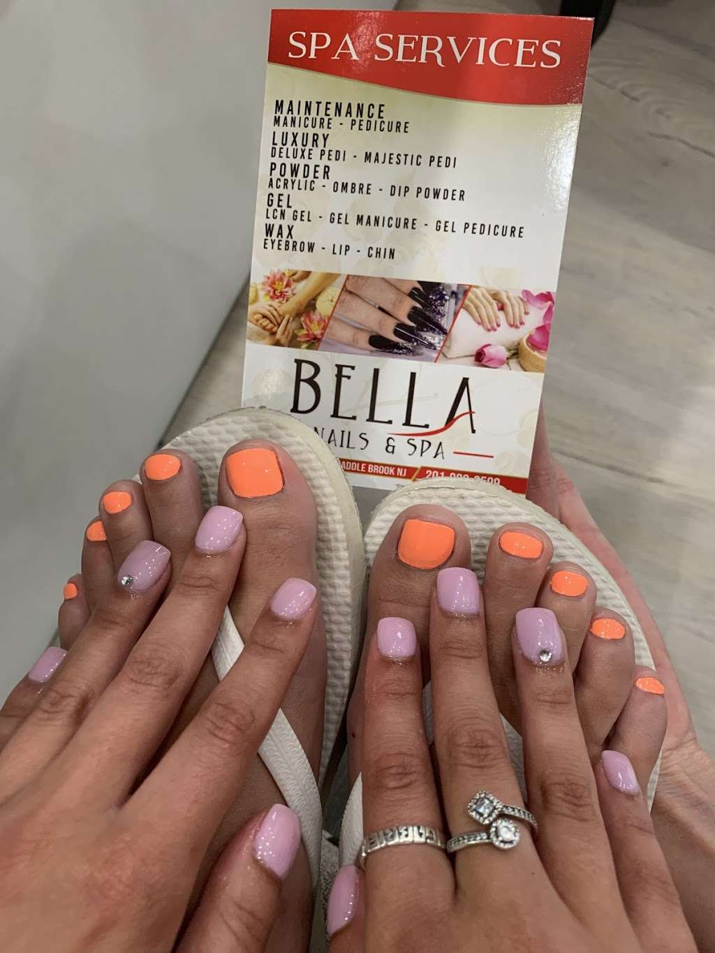 Bella Nails & Spa | 110 Market St, Saddle Brook, NJ 07663, USA | Phone: (201) 909-8599