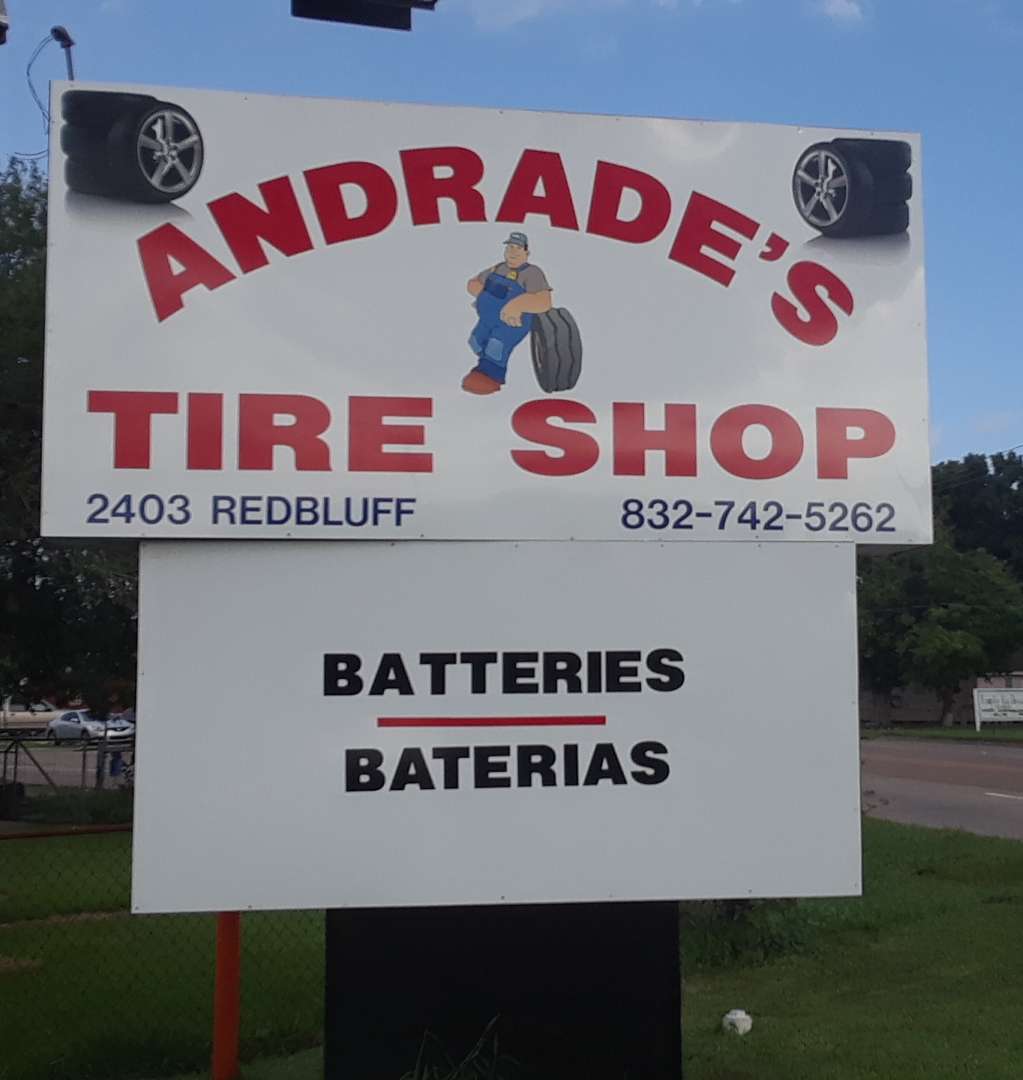 Andrades Tire Shop | 2403 Red Bluff Rd, Pasadena, TX 77506, USA | Phone: (832) 742-5262