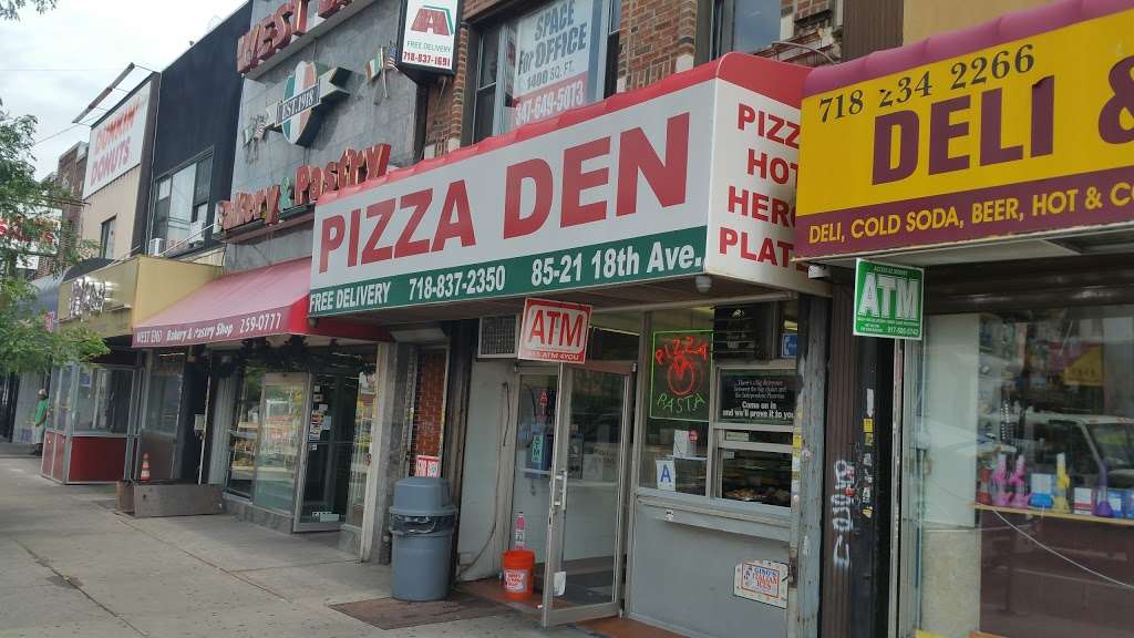 Pizza Den | 8521 18th Ave, Brooklyn, NY 11214, USA | Phone: (718) 837-1691