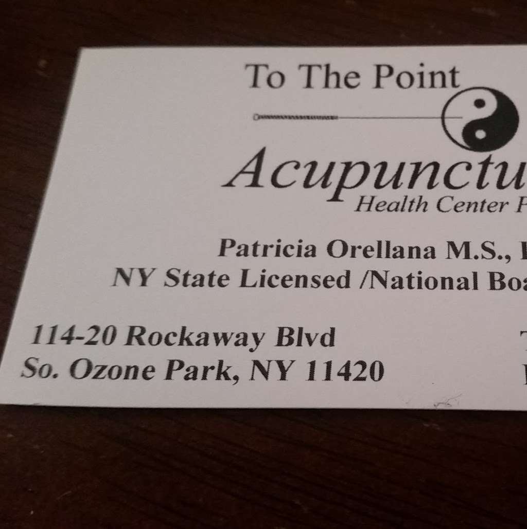 To The Point Acupuncture | 114-20 Rockaway Blvd, South Ozone Park, NY 11420, USA | Phone: (917) 660-1699