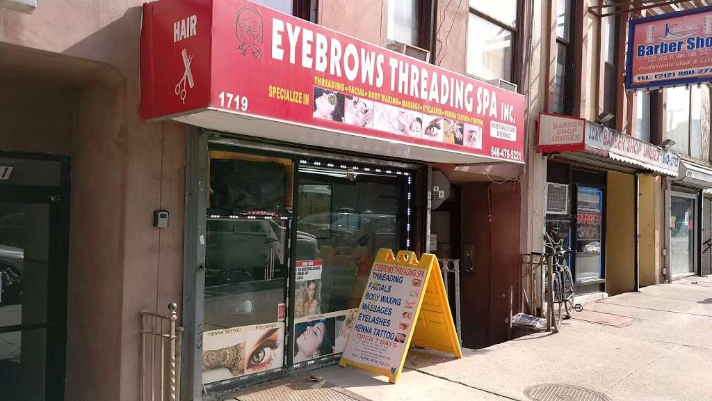 Eyebrow Threading Spa | 1719 Lexington Ave, New York, NY 10029, USA | Phone: (646) 476-5221