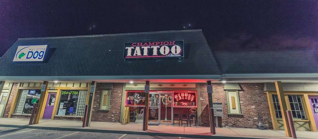 Champion Tattoo Studio | 1016 E Santa Fe St, Olathe, KS 66061, USA | Phone: (913) 839-3130