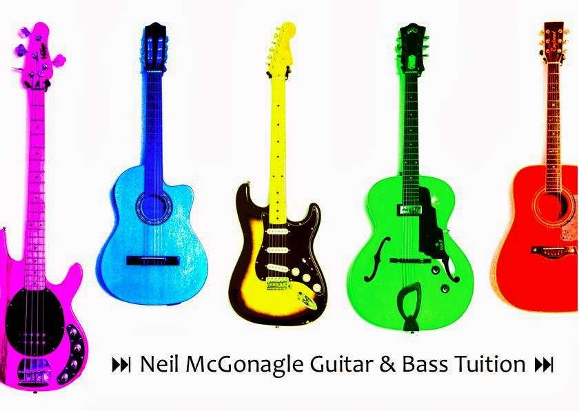 Neil McGonagle Guitar and Bass Tuition | 147 Parklands, Coopersale, Epping CM16 7RH, UK | Phone: 07877 405712