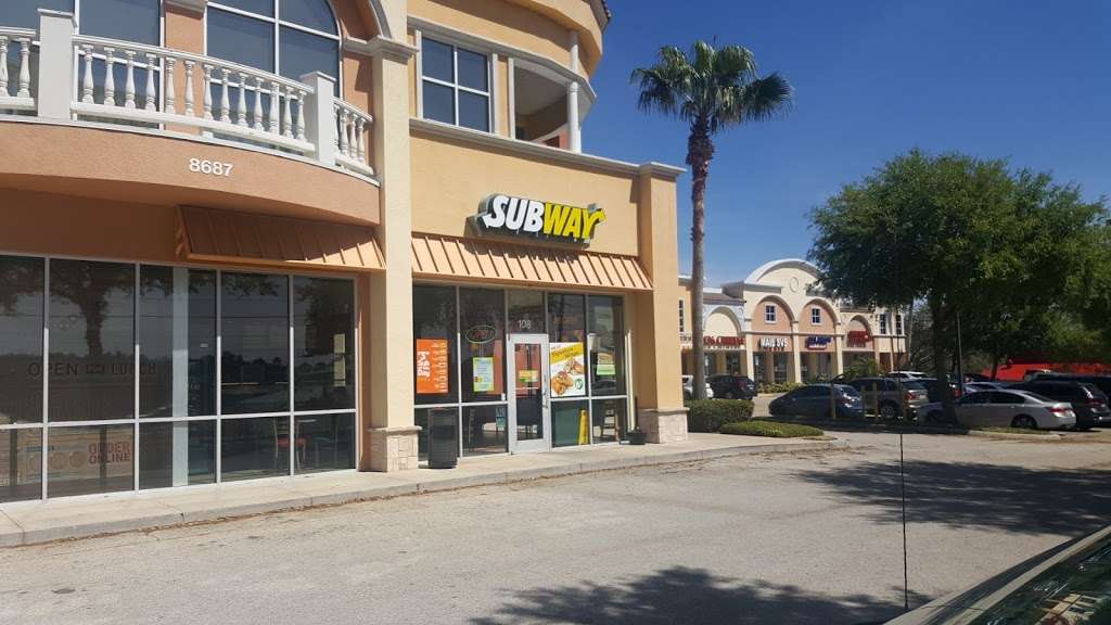 Subway Restaurants | 8687 W Irlo Bronson Memorial #108, Kissimmee, FL 34747, USA | Phone: (407) 239-6179