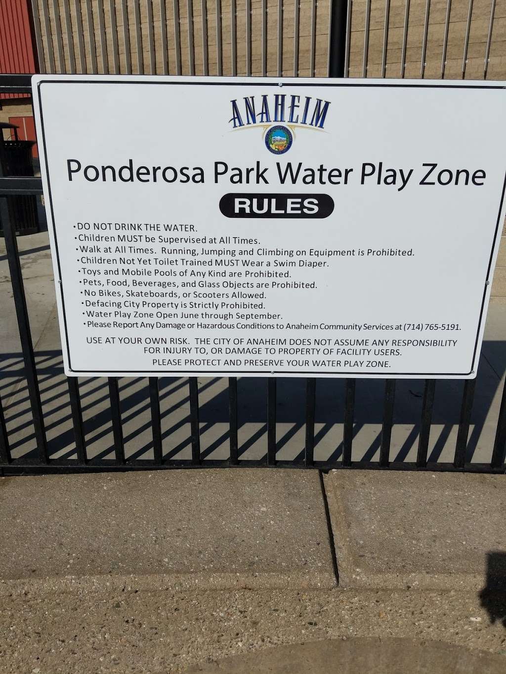 Ponderosa Park Water Play Zone | Un Named Rd, Anaheim, CA 92802, USA