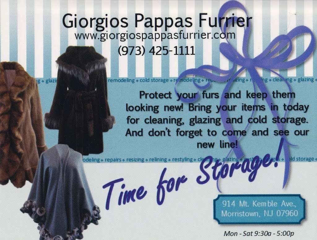 Giorgios Pappas Furrier | 914 Mt Kemble Ave, Morristown, NJ 07960, USA | Phone: (973) 425-1111