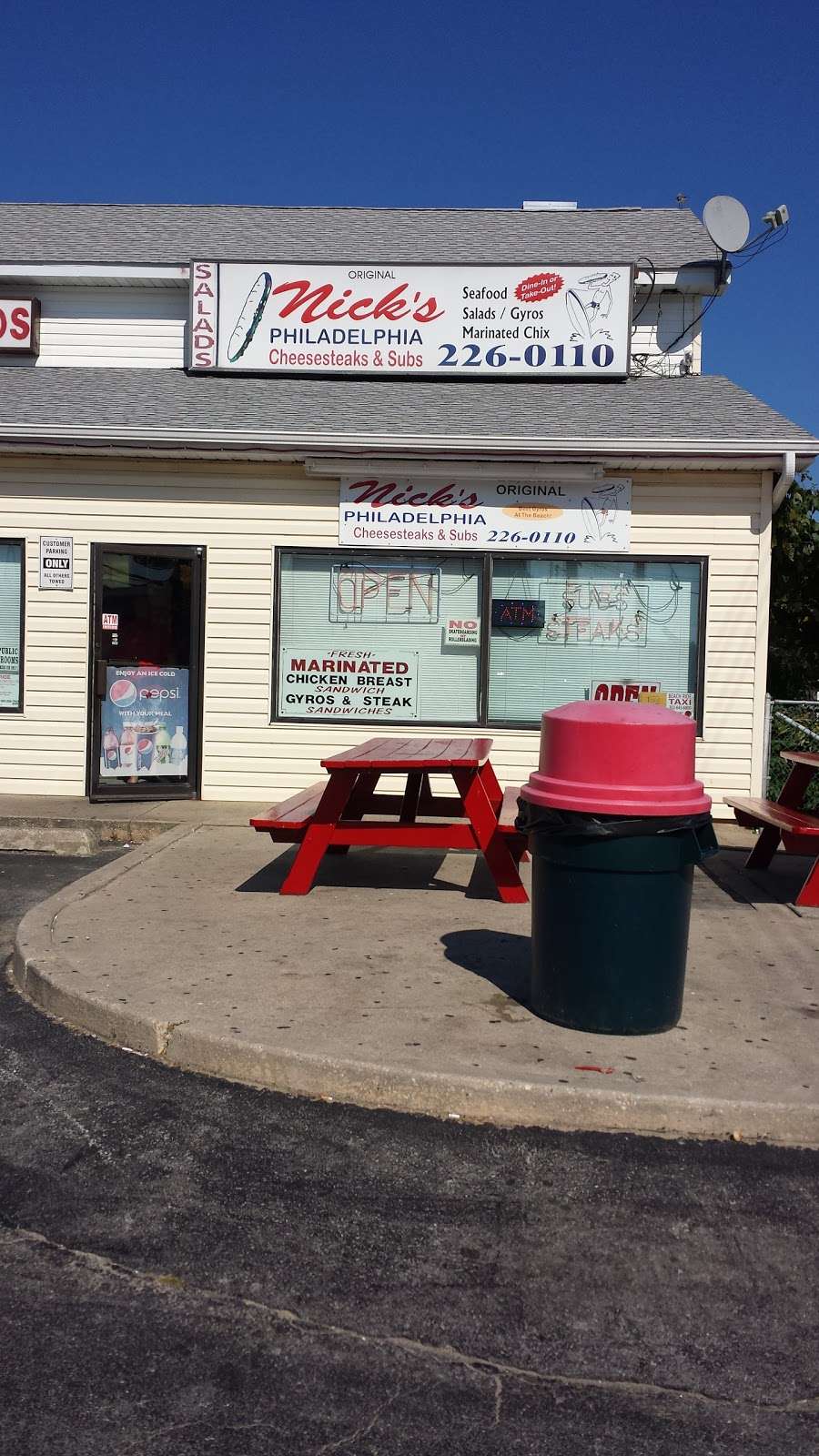 Nicks Philadelphia Cheese Steaks & Gyros | 1800 Coastal Hwy, Dewey Beach, DE 19971, USA | Phone: (302) 226-0110