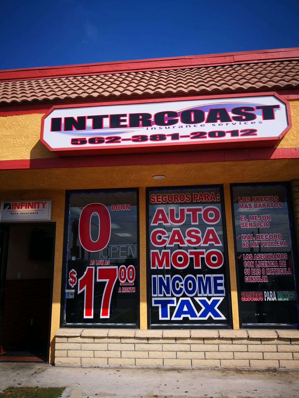 Intercoast Auto Insurances | 5863 Imperial Hwy suite g, South Gate, CA 90280, USA | Phone: (562) 381-2012