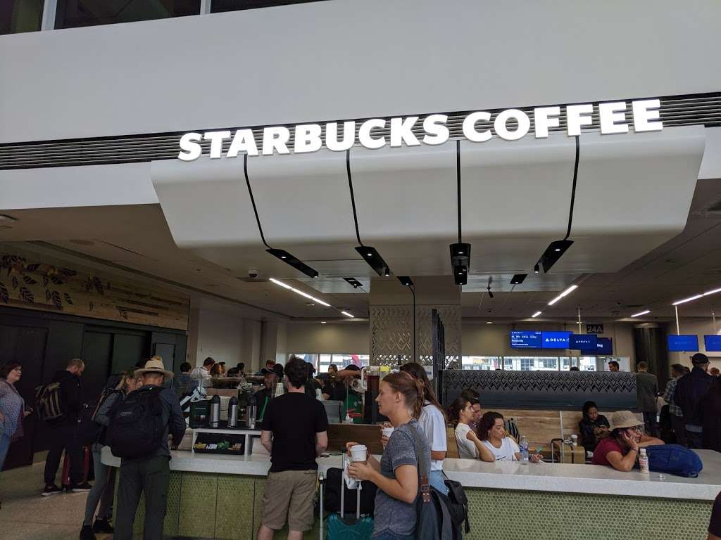 Starbucks | 201 World Way Terminal 2, Los Angeles, CA 90045, USA | Phone: (310) 736-7045