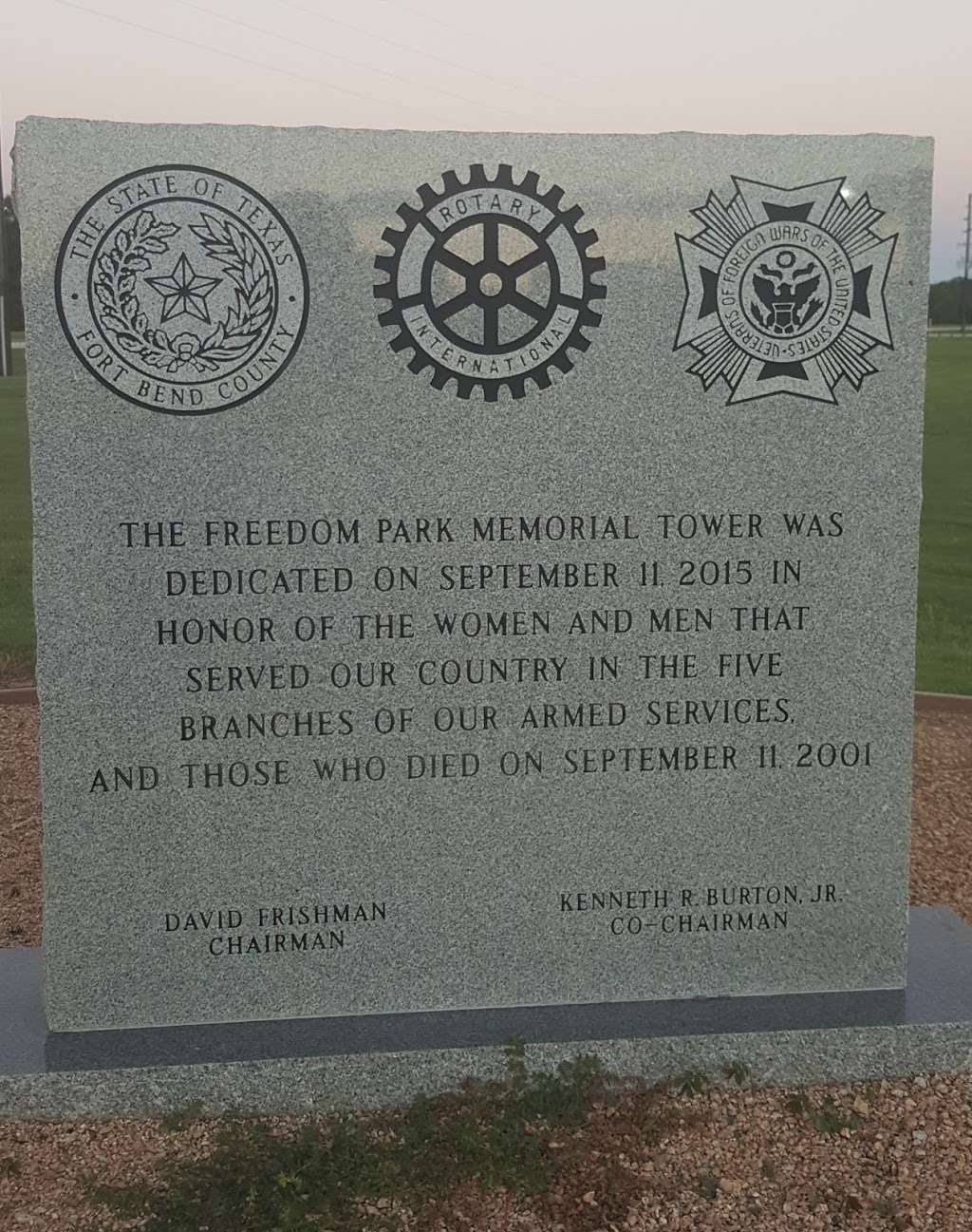 Armed Forces Memorial at Freedom Park | 18050 Westheimer Pkwy, Park Row, TX 77450, USA