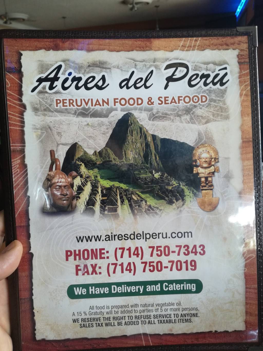 Aires Del Peru- Peruvian Cuisine & Seafood | 13008 Chapman Ave, Garden Grove, CA 92840, USA | Phone: (714) 750-7343