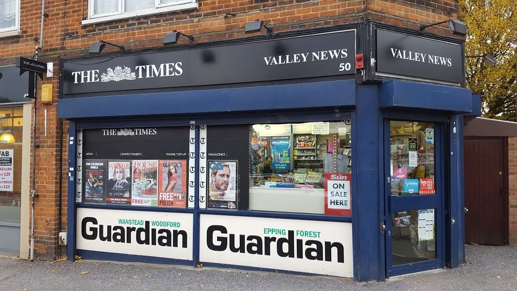 Valley News Newsagents | 50 Station Way, Buckhurst Hill IG9 6LN, UK | Phone: 020 3720 3635