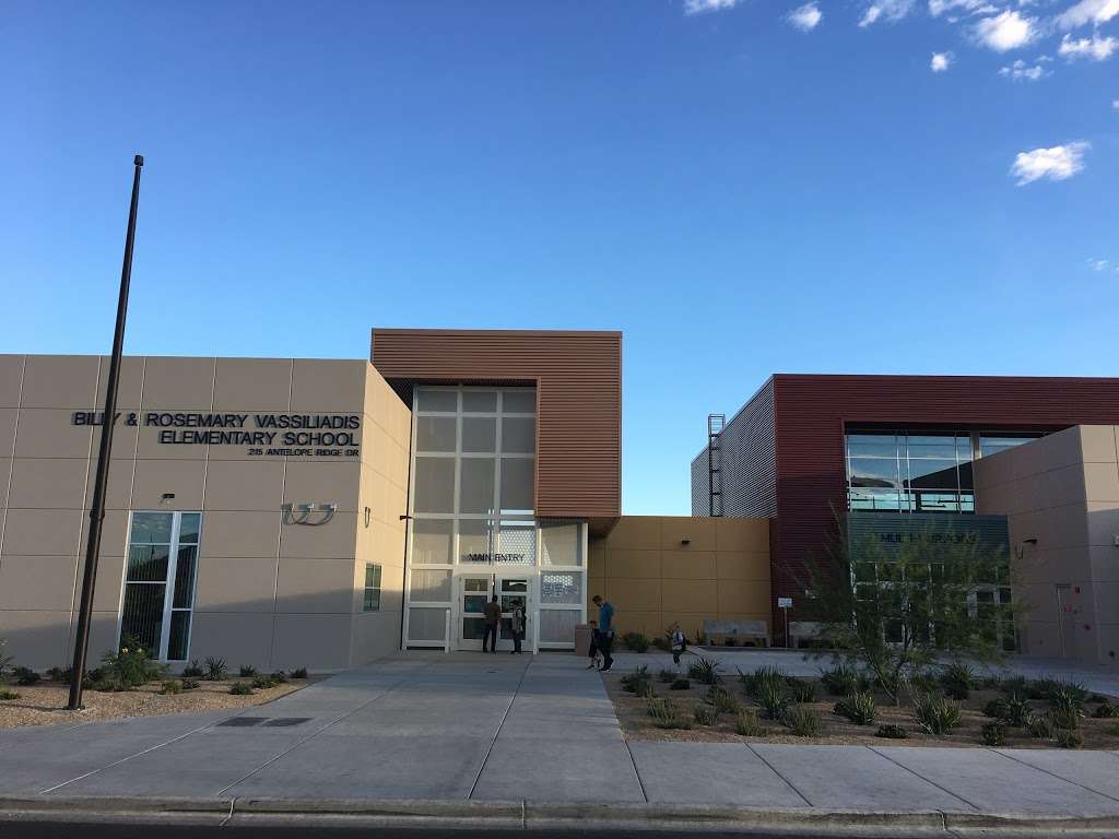 Vassiliadis Elementary School | 215 Antelope Ridge Dr, Las Vegas, NV 89138, USA | Phone: (702) 799-1420