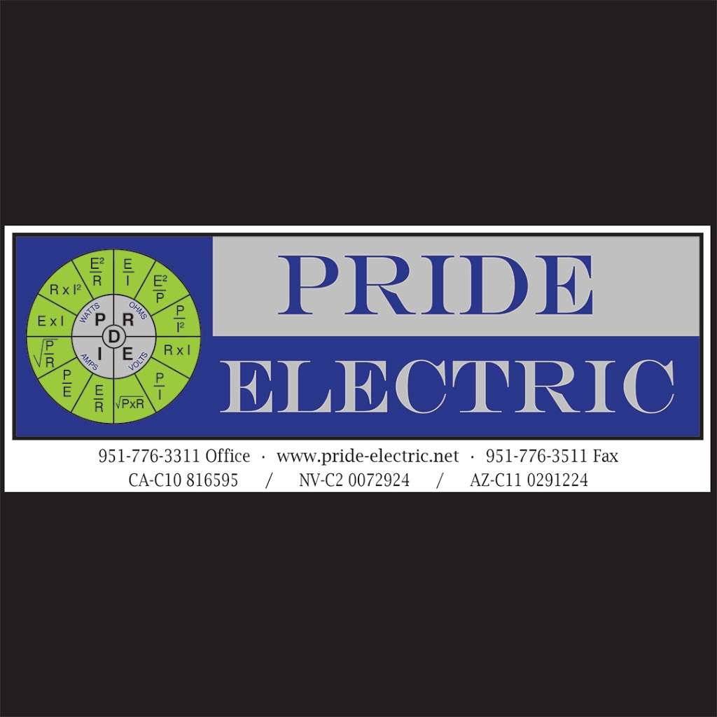 Pride Electric Enterprises | 3456 Webster Ave, Perris, CA 92571, USA | Phone: (951) 776-3311