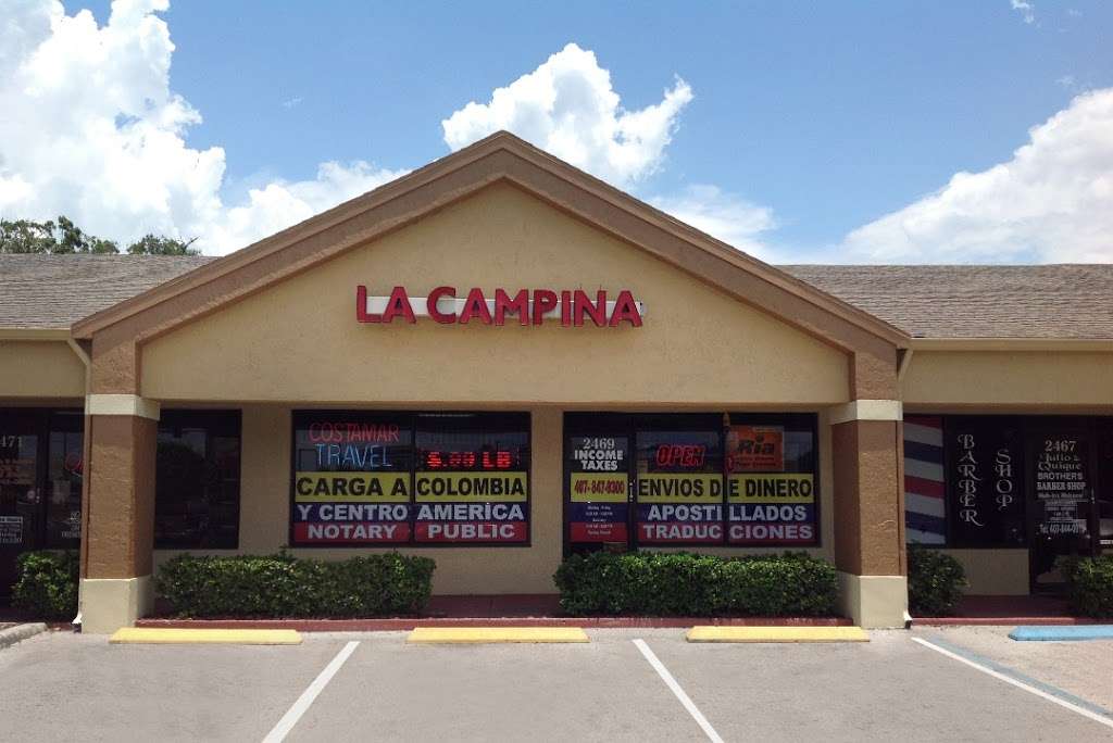 Campina Envios - La Campina de Kissimmee | 2469 Michigan Ave, Kissimmee, FL 34744, USA | Phone: (407) 847-9300