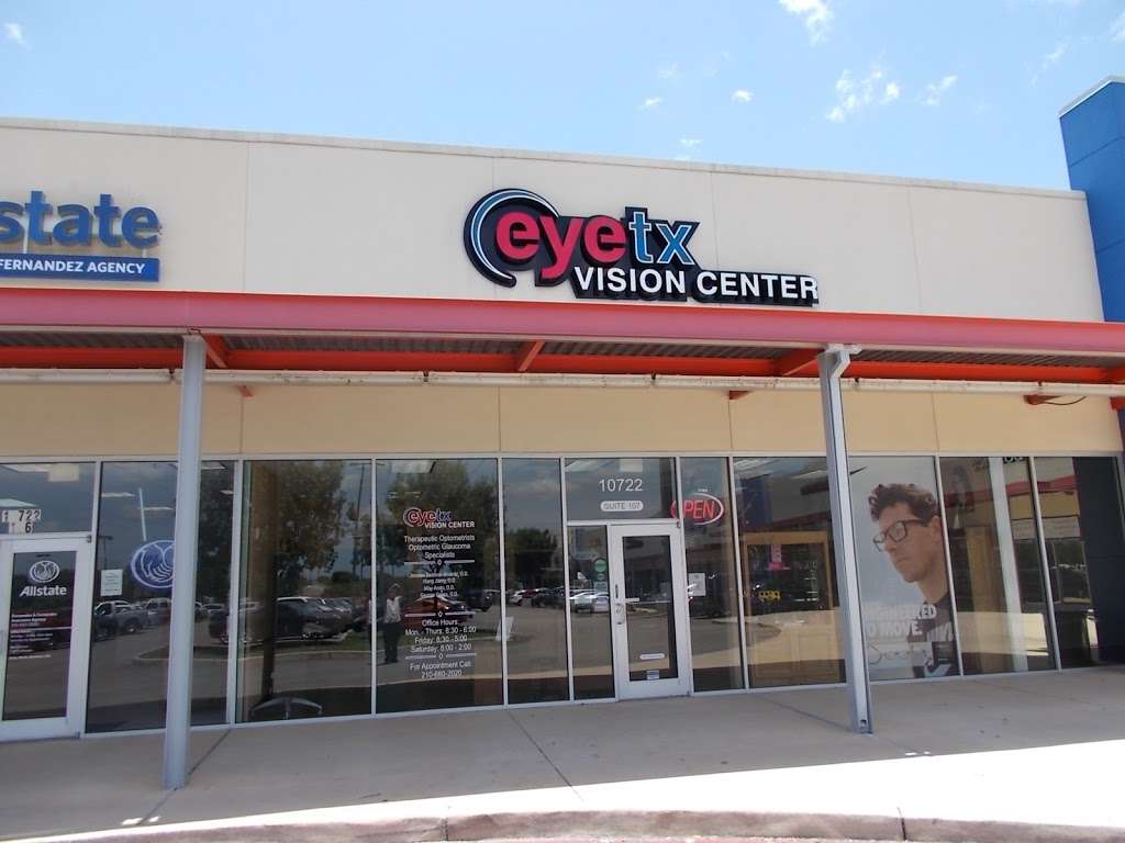 Eyetx Vision Center | 10722 Potranco Rd #107, San Antonio, TX 78251, USA | Phone: (210) 680-2020