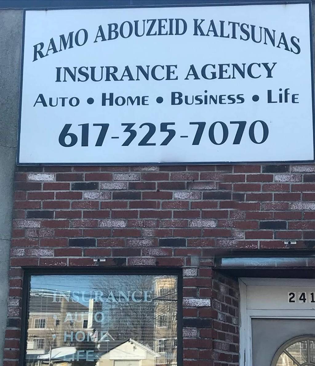 Ramo Abouzeid Kaltsunas Insurance Agency | 241 Grove St, West Roxbury, MA 02132, USA | Phone: (617) 325-7070