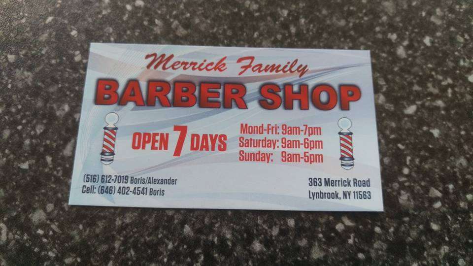 Merrick Barbershop | 363 Merrick Rd, Lynbrook, NY 11563, USA | Phone: (516) 612-7019