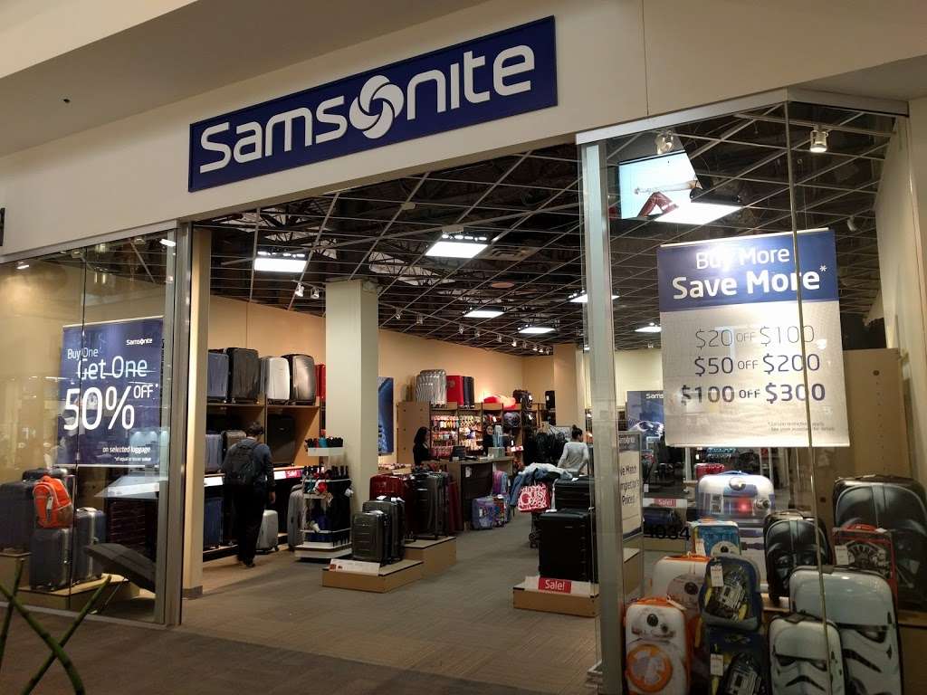 Samsonite | The Mills at Jersey Gardens, 651 Kapkowski Rd #1034, Elizabeth, NJ 07201, USA | Phone: (908) 282-1342