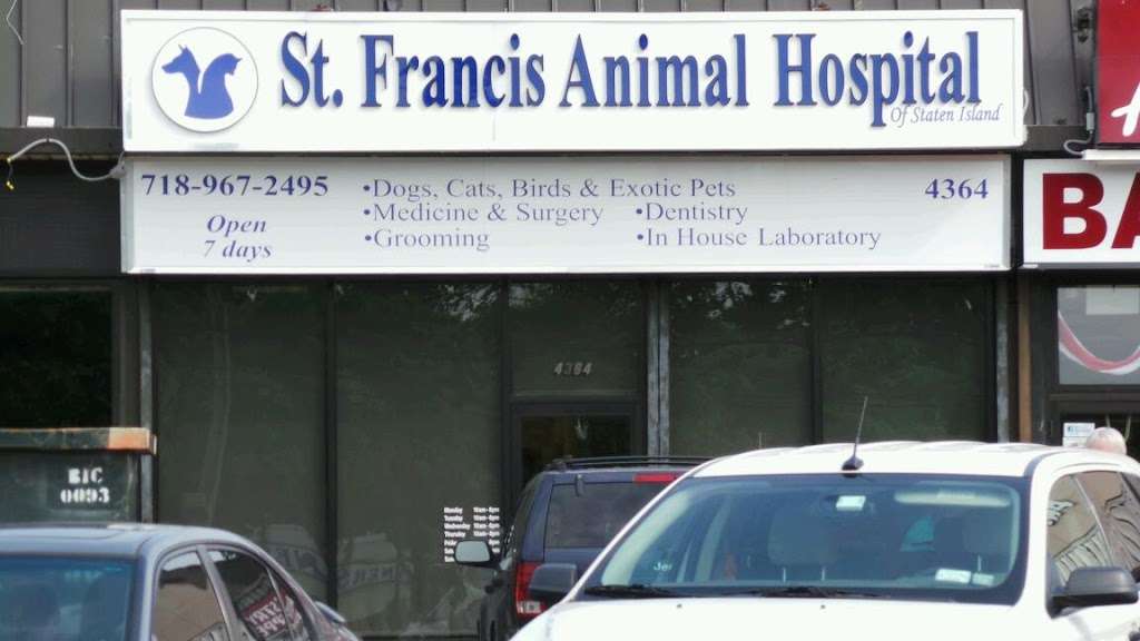 St Francis Animal Hospital | 4364 Amboy Rd, Staten Island, NY 10312, USA | Phone: (718) 967-2495