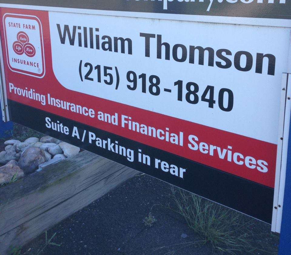 William Thomson Jr - State Farm Insurance Agent | 2166 Street Rd, Warrington, PA 18976, USA | Phone: (215) 918-1840