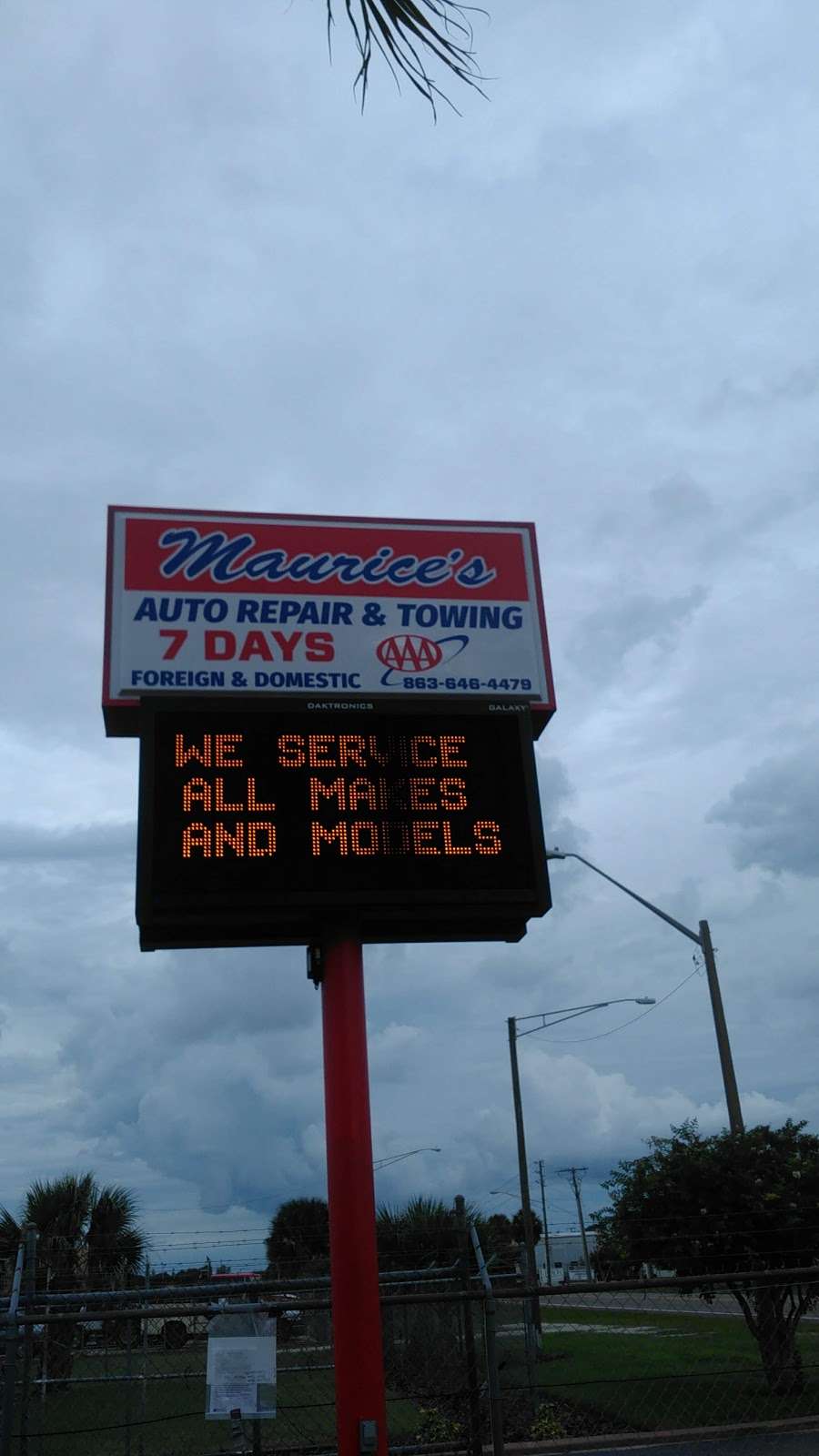 Maurices Auto Repair and Towing | 3025 Drane Field Rd, Lakeland, FL 33811, USA | Phone: (863) 646-4479