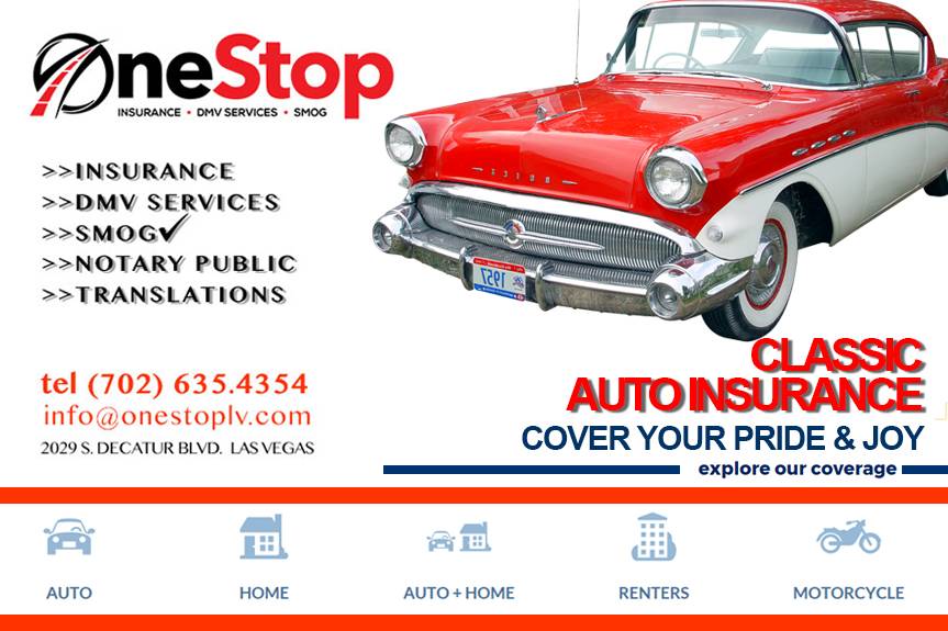 One Stop Insurance & Auto Registration Services | 2029 S Decatur Blvd, Las Vegas, NV 89102, USA | Phone: (702) 635-4354