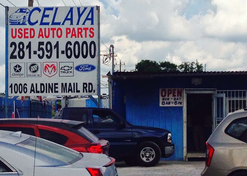 Celaya Used Auto Parts Inc. | 1006 Aldine Mail Rte Rd, Houston, TX 77037, USA | Phone: (281) 591-6000