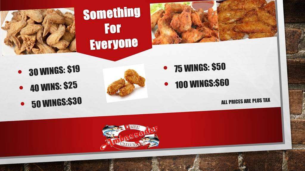 Ambassador Fish & Chicken | 139 Clinton Ave, Newark, NJ 07103, USA | Phone: (973) 273-9700