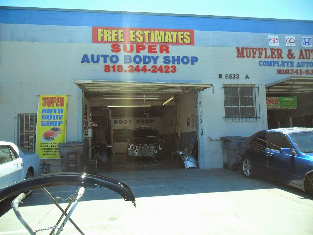 Super Auto Body Shop | 6533 San Fernando Rd, Glendale, CA 91201, USA | Phone: (818) 244-2423