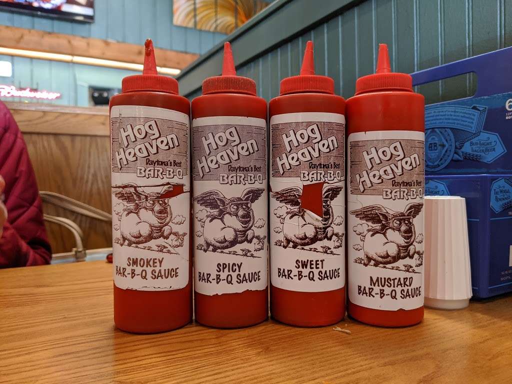 Hog Heaven Bar B-Q | 37 N Atlantic Ave, Daytona Beach, FL 32118, USA | Phone: (386) 257-1212