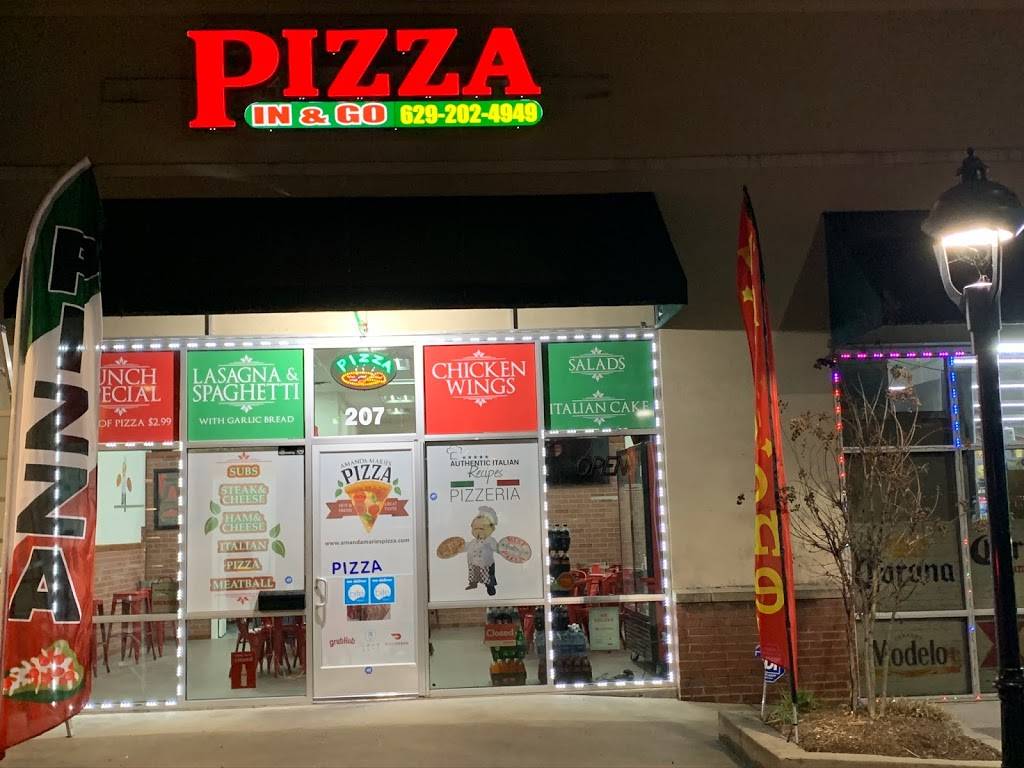 PIZZA IN & GO | 1309 Bell Rd UNIT 207, Antioch, TN 37013, USA | Phone: (629) 202-4949