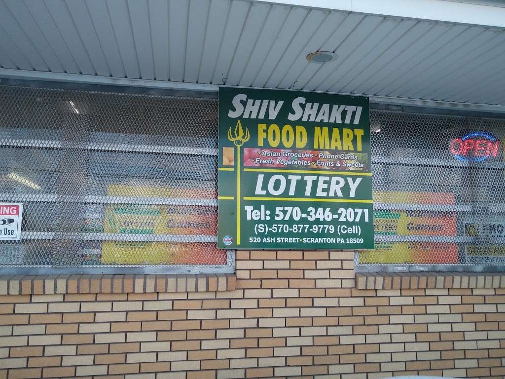 Shiv Shakti Food Mart | 520 Ash St, Scranton, PA 18509, USA | Phone: (570) 346-2071