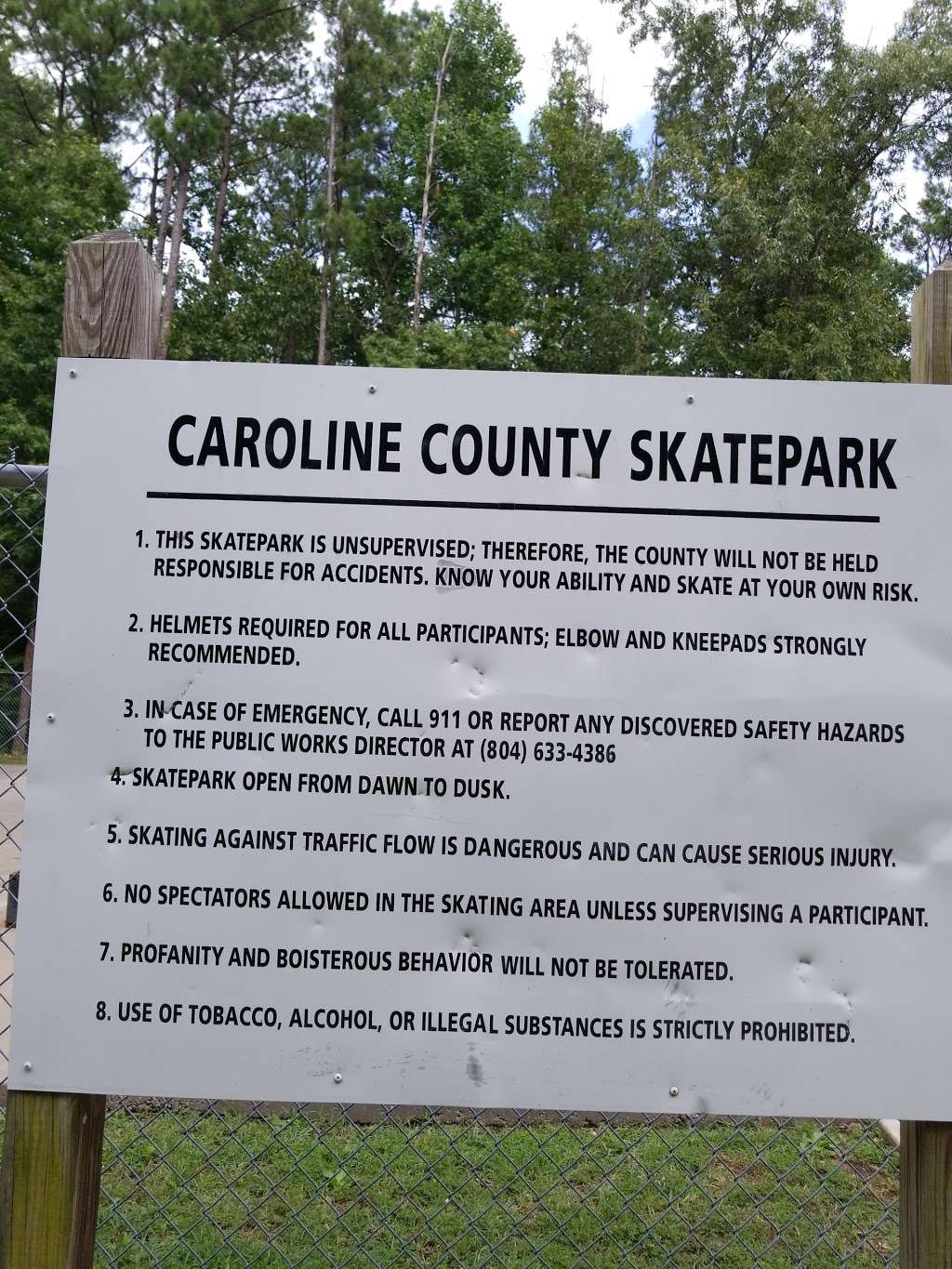 Caroline County Skate Park | County Park Drive, Ruther Glen, VA 22546, USA