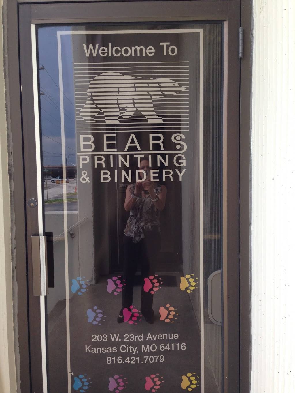 Bears Printing & Bindery, Inc. | 203 W 23rd Ave, North Kansas City, MO 64116, USA | Phone: (816) 421-7079