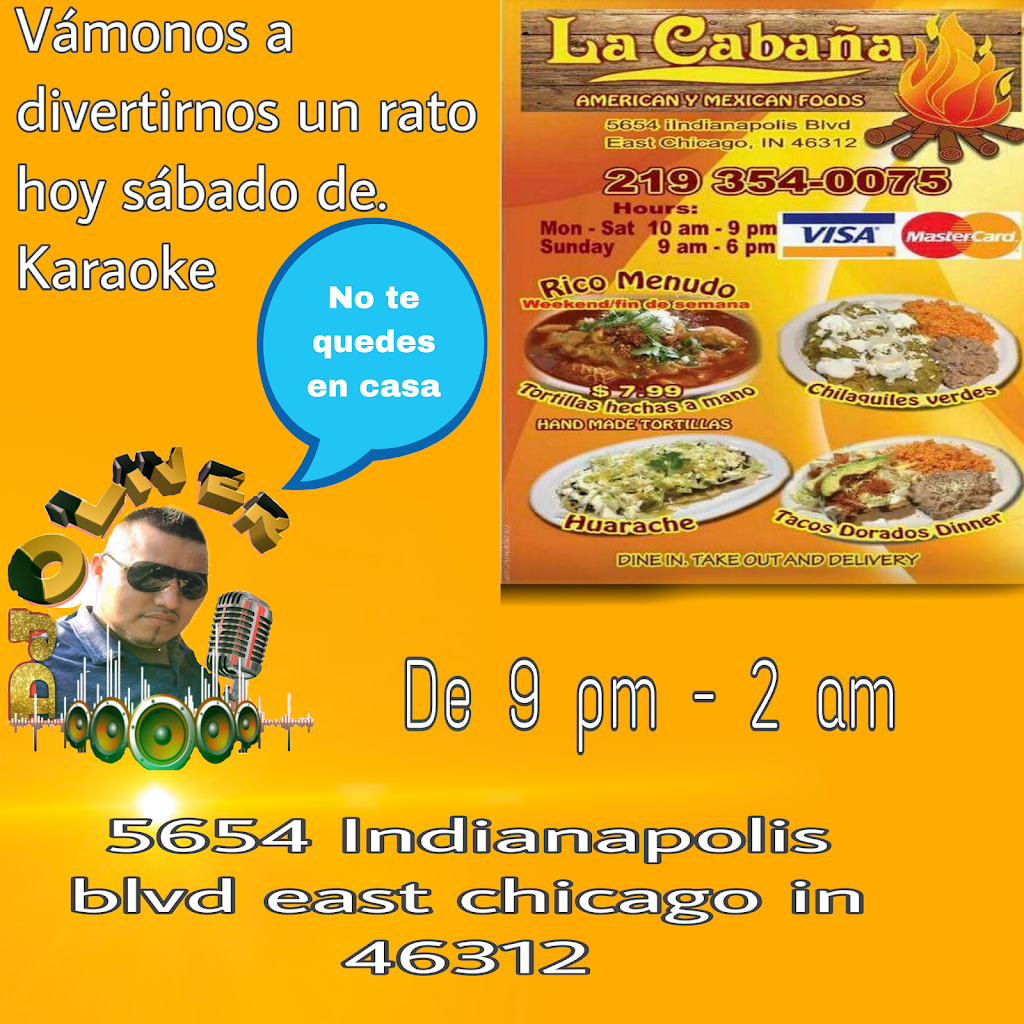 La Cabaña | 5654 Indianapolis Blvd, East Chicago, IN 46312, USA | Phone: (219) 354-0075