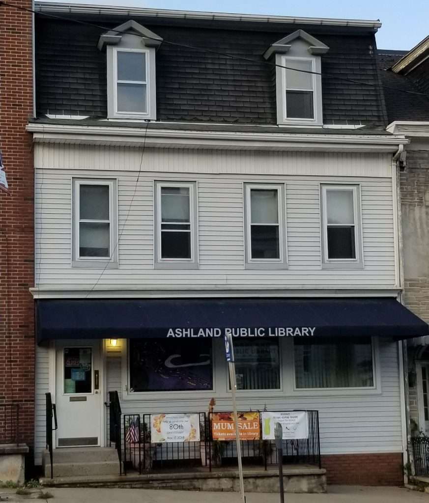 Ashland Public Library | 1229 Centre St, Ashland, PA 17921, USA | Phone: (570) 875-3175