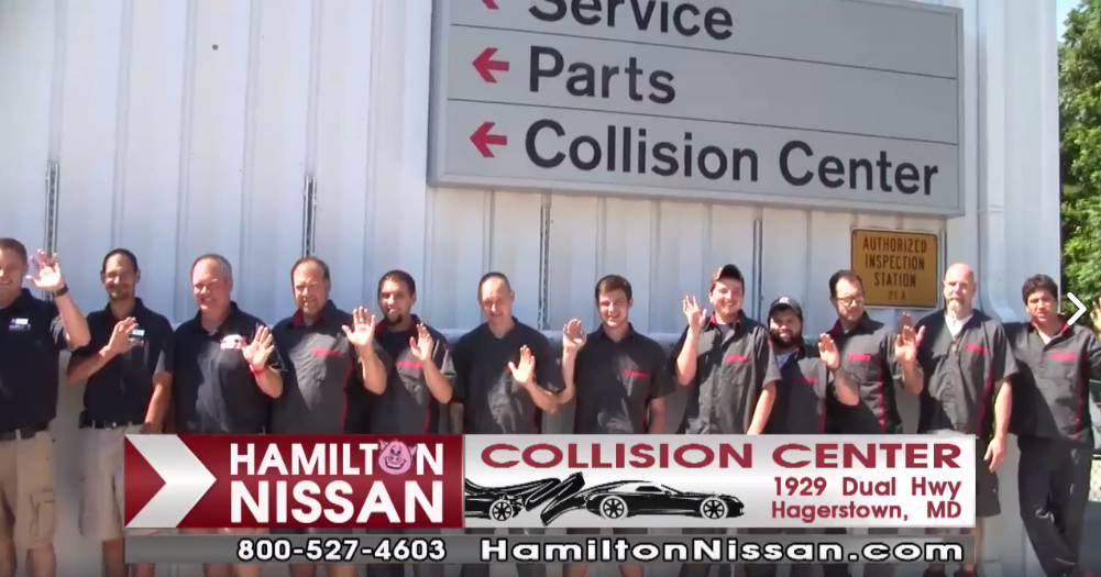 Hamilton Nissan Collision Center | 1929 Dual Hwy, Hagerstown, MD 21740, USA | Phone: (800) 527-4603