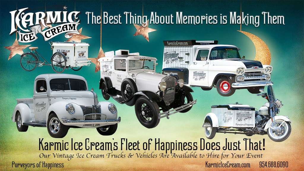 Karmic Ice Cream Truck | 3764 NW 126th Ave, Coral Springs, FL 33065, USA | Phone: (954) 688-6090