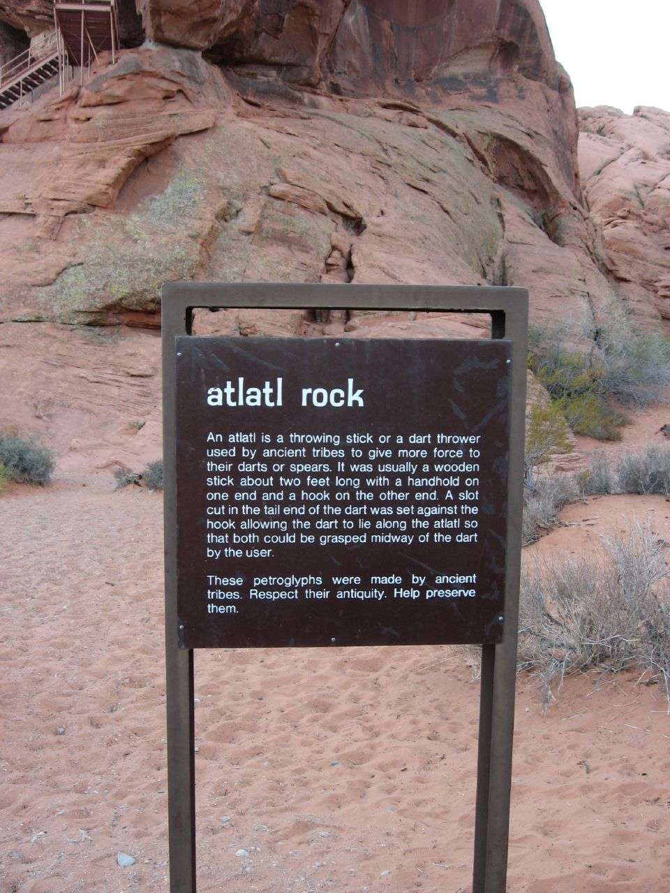 Atlatl Rock Parking | Atlatl Rock Rd, Overton, NV 89040, USA