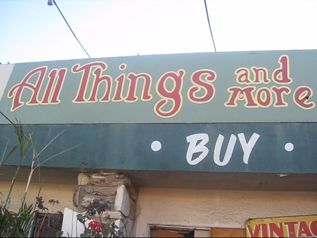 All Things and More | 8321 San Fernando Rd, Sun Valley, CA 91352, USA | Phone: (818) 768-4255